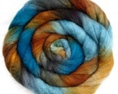 Handpainted Rovings -- Blueface Leicester Wool