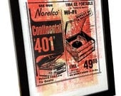 Continental 401 Mono Print