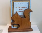 Vintage Napkin Holder Handmade Wood Squirrel