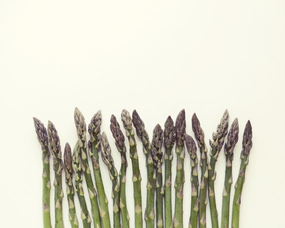 Food photography, still life photography, cooking, minimal kitchen decor, foodie photography, mauve, olive green asparagus - LupenGrainne