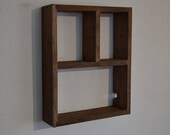 Shabby chic  wall shelf 14 x 18 beautiful rustic display
