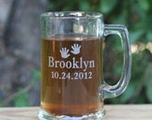 Fathers day personalized gift - New dad, New father, new grandpa...  - personalized engraved beer mug by sjEngraving