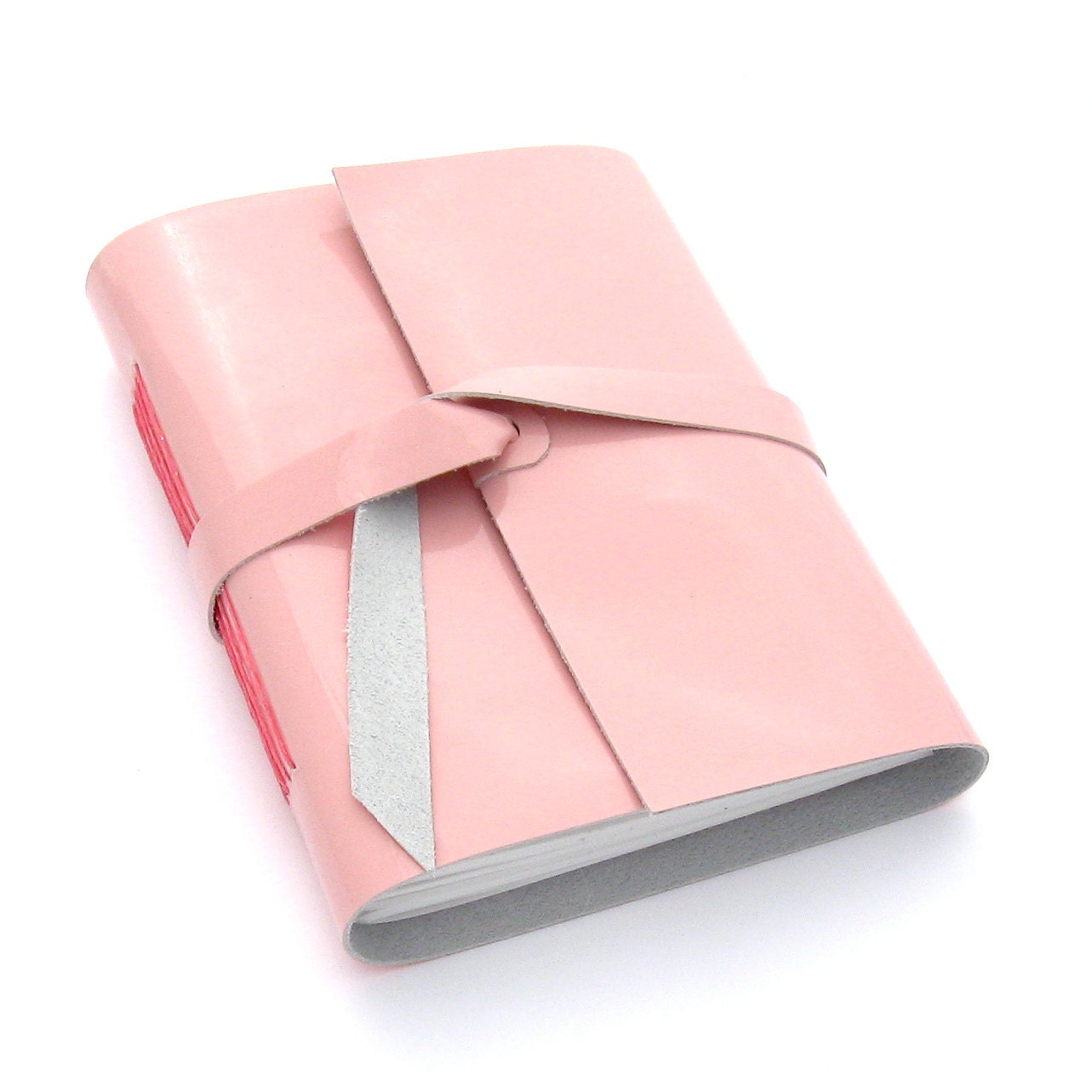 Beboppin' Pink Patent Leather Journal and Sketchbook in Cotton Candy