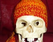Hot Stuff Orange Dragon Cap