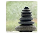 Stacked Stone Photograph 10X10 Print...Affordable Art Meditative Calming Zen Stones Rocks Stacked Rocks Stacked Stones Tribal Meditation - machelspencePHOTO