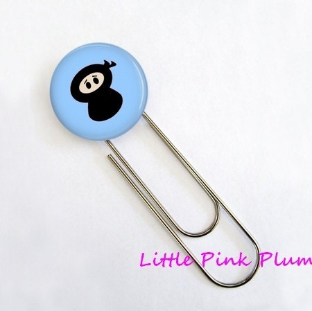 NINJA BOOKMARK - Jumbo Paperclip Bookmark