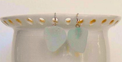 Sea Glass Earrings - Gift Idea - 10% off Coupon Code at Checkout - Free Shipping in the USA