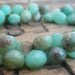Earthy Peruvian Blue Opal Onion Briolettes - 8-9mm, 1/2 strand