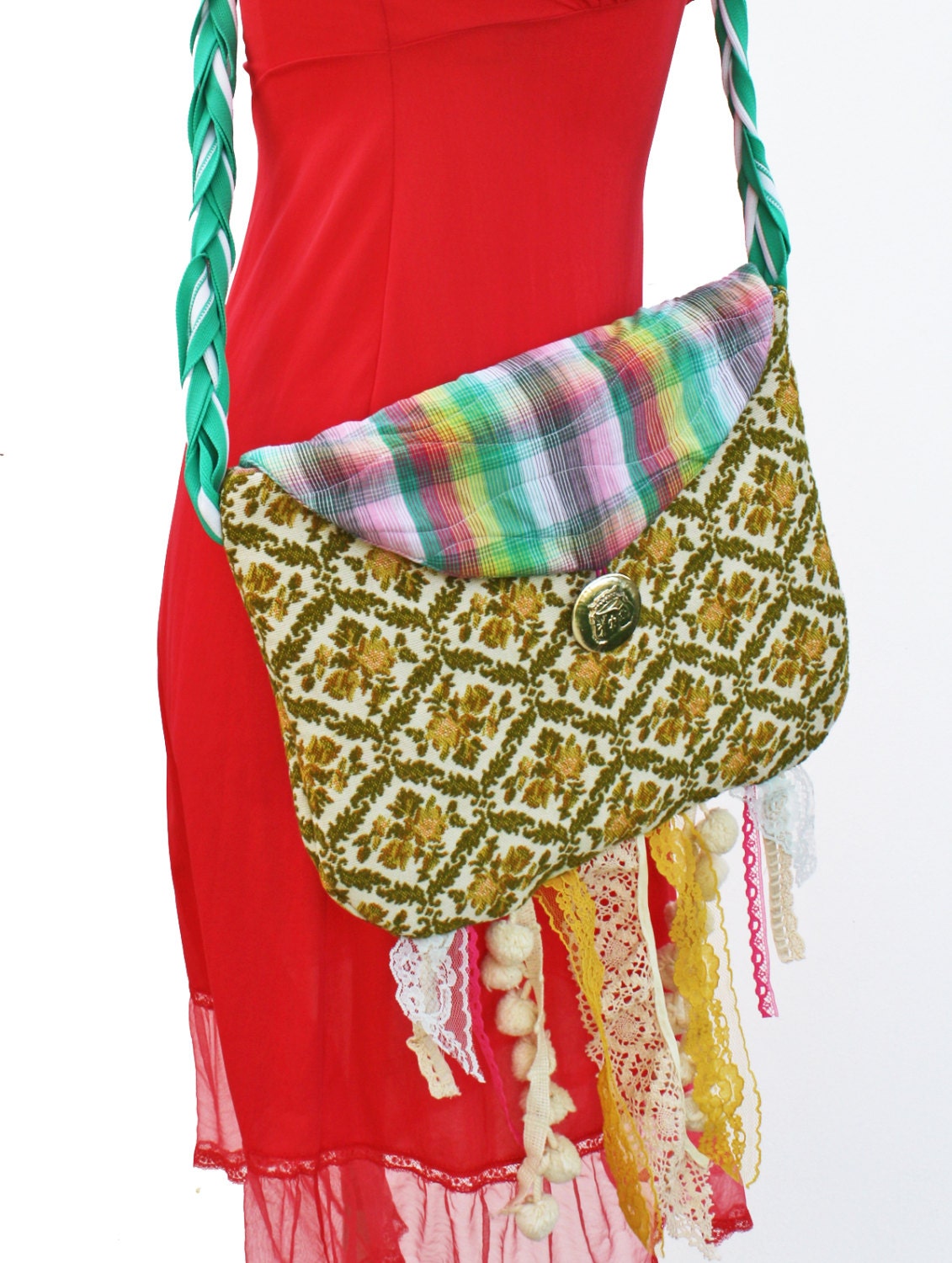 Hippe Fringe Purse - Eclectic with Sling Strap