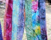 Rainbow Batik Pants Plus Sized Tribal Belly Dance