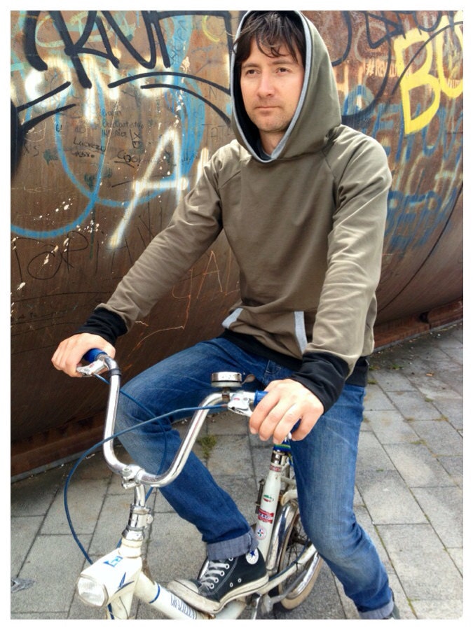 Hoodie Sweatshirt for men / sweater street/modern and minimal design
