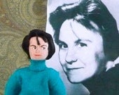 Harper Lee Doll Miniature Author of To Kill a Mockingbird