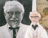 Colonel Harlan Sanders Doll Miniature Caricature Art