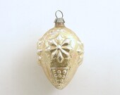 Vintage Glass Christmas Ornament Teardrop