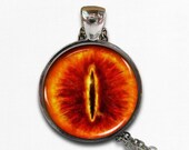 Sauron eye necklace Sauron eye pendant evil eye necklace, resin art pendant with gift box