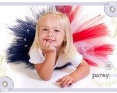 American Flag Tutu 4th Of July Tutu Dress July 4th Patriotic Toddler Dress Red White And Blue Tutu 2T, 3, 4 Years