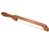 Handmade Wood Bread Knife Black Walnut Wood