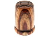Handmade Wood Thimble Hazelnut Hardwood