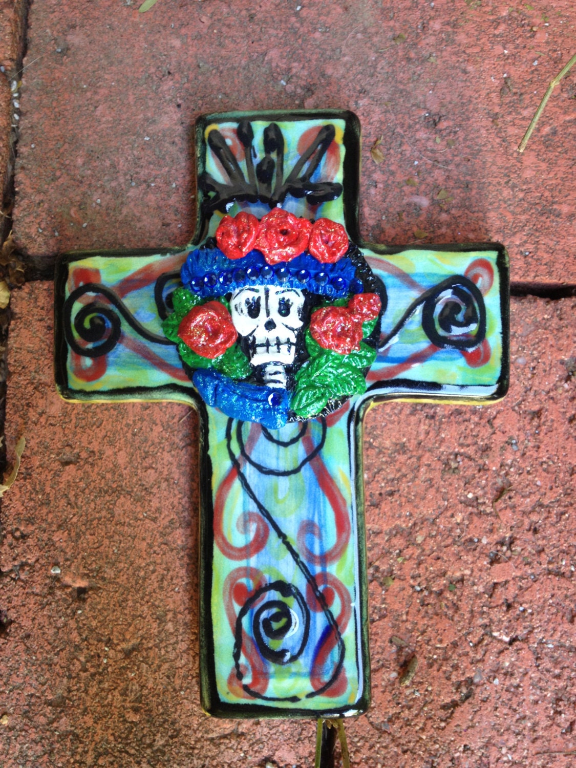 La Catrina Sculpted Cross