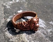 Divergent - Wire Wrapped Copper Ring