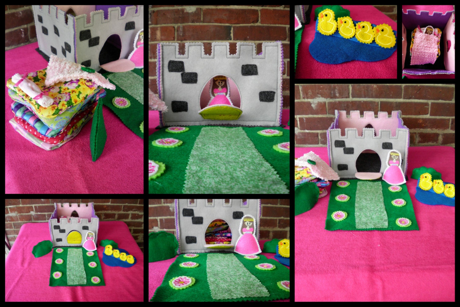 The Princess and the Pea castle and play set