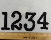 Felt numbers 3" Typewriter font - color your choice
