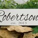 Family established date - Wedding sign - photo prop