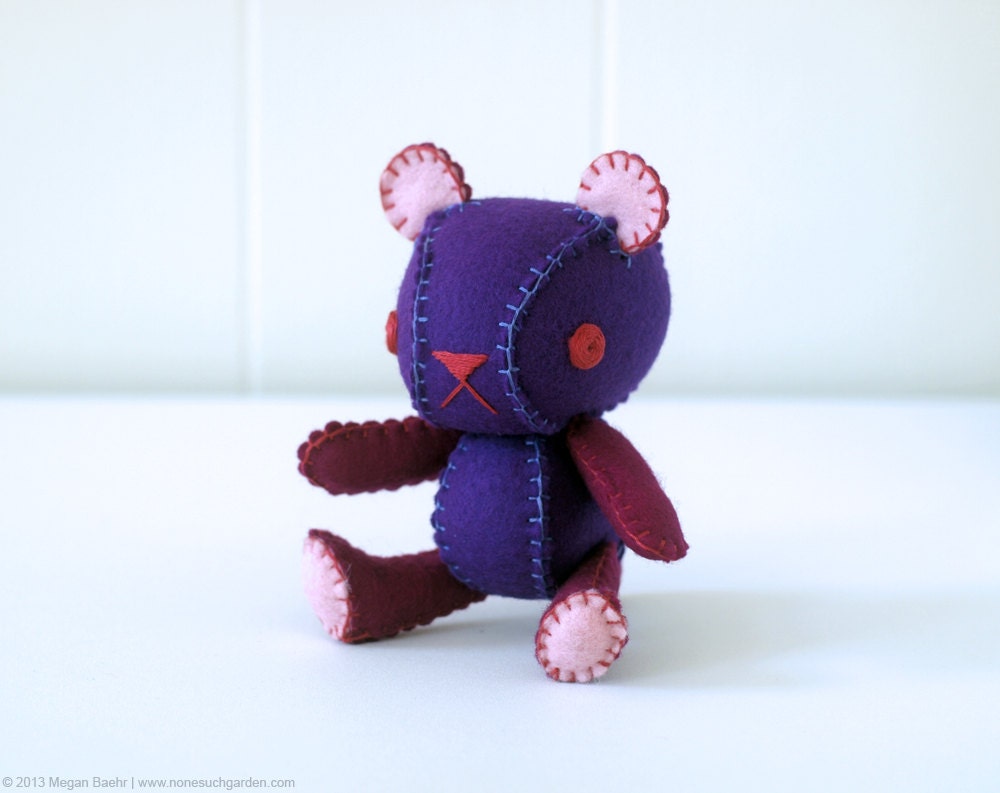 Purple Artist Teddy Bear, Best Bear No. 2