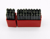 36 Pc. Premium Number & Letter Metal Punch - Stamp 3mm Set - CRV Steel