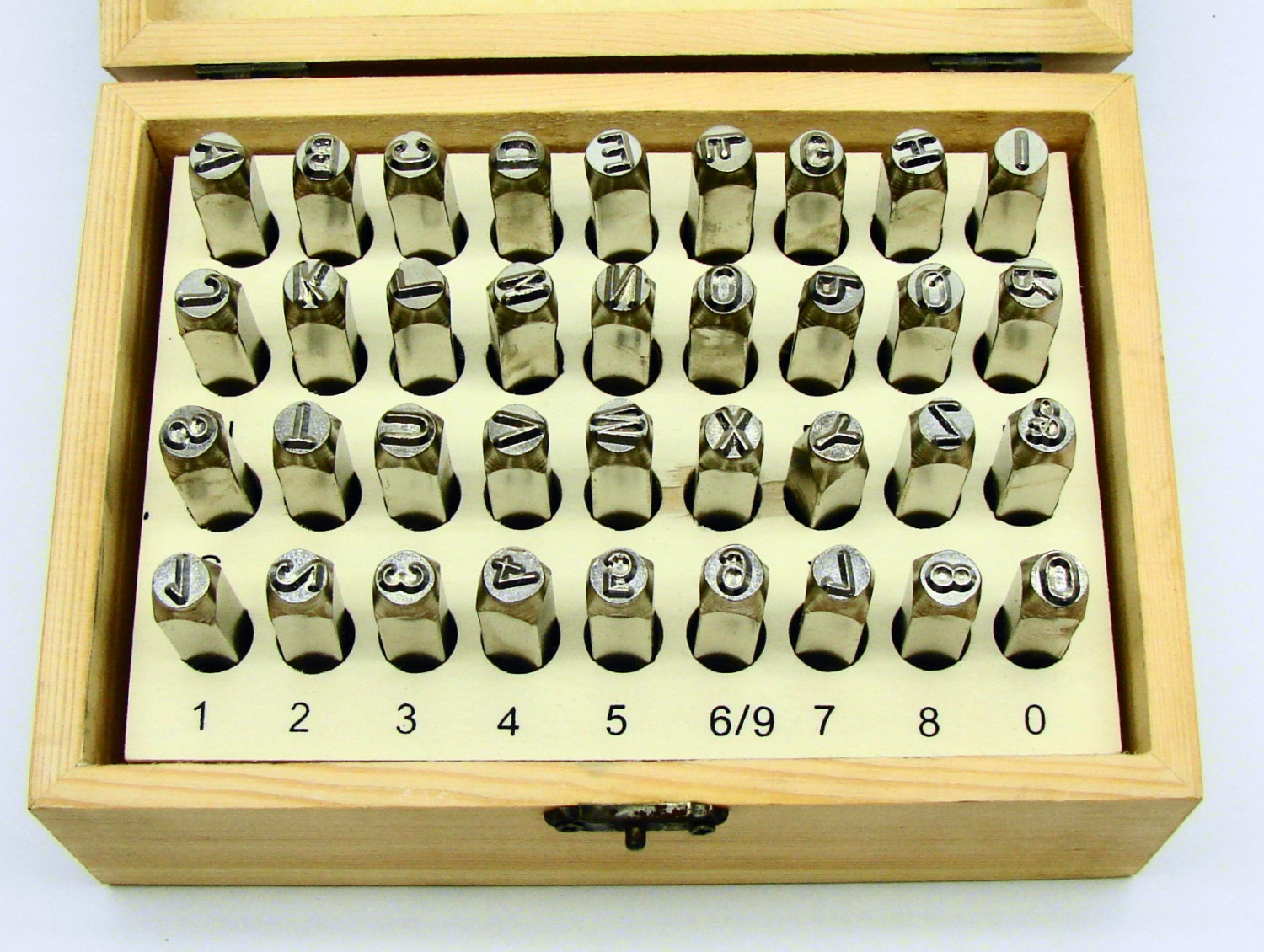 36 Pc. Premium Number & Letter Punch/Stamp  6mm Set - CRV Steel