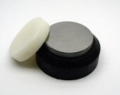 3" Steel & Nylon Round Bench Block with Rubber Base