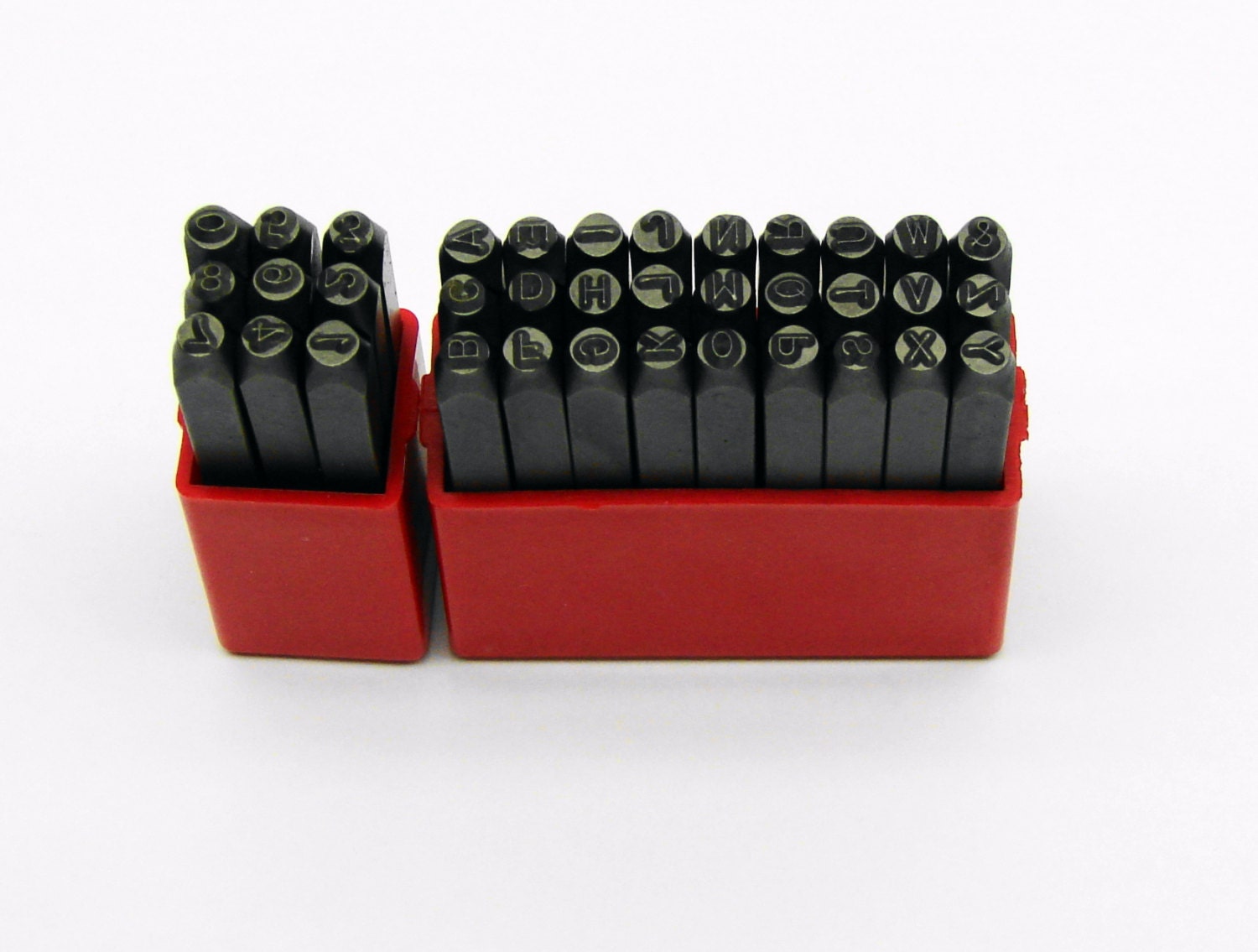 36 Pc. Premium Number & Letter Metal Punch - Stamp 3mm Set - CRV Steel