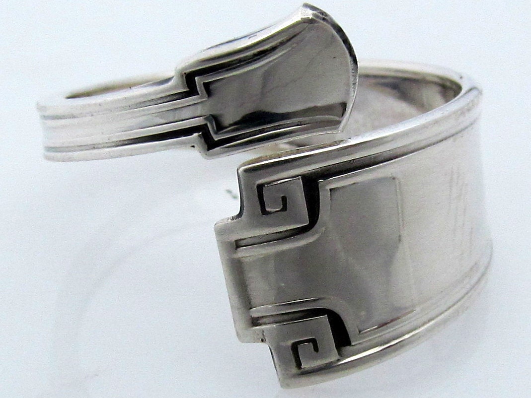 Etruscan Sterling Silver Spoon Ring Demitasse Size 3 - 8