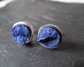 GRETEL // Sterling silver earrings with natural Lapislatzuli