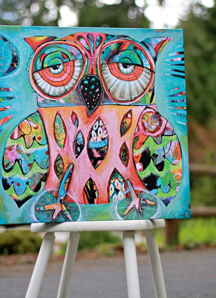 Owl Art Canvas