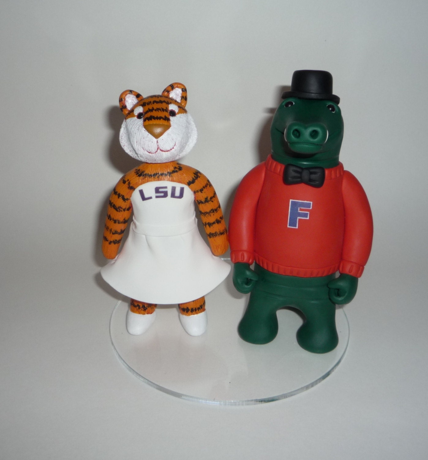 Wedding Cake Topper-cute cartoony mascot figurines