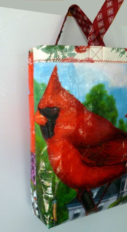 Short Handled Bird Seed Bag Tote