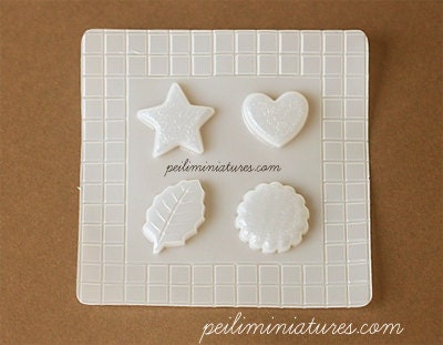 Miniature Food Mold - Cookies Mold - Air Dry Clay Mold