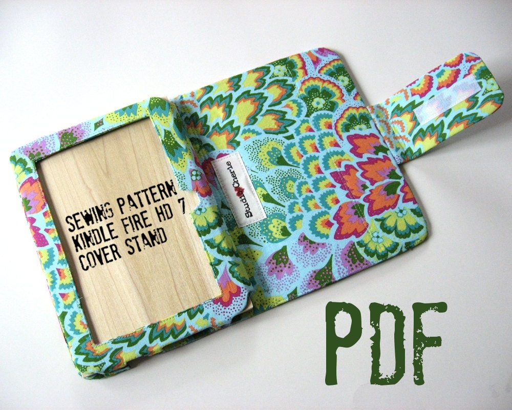 How to Make Cover Stand for Kindle Fire HD 7 PDF Sewing Pattern Instant Download