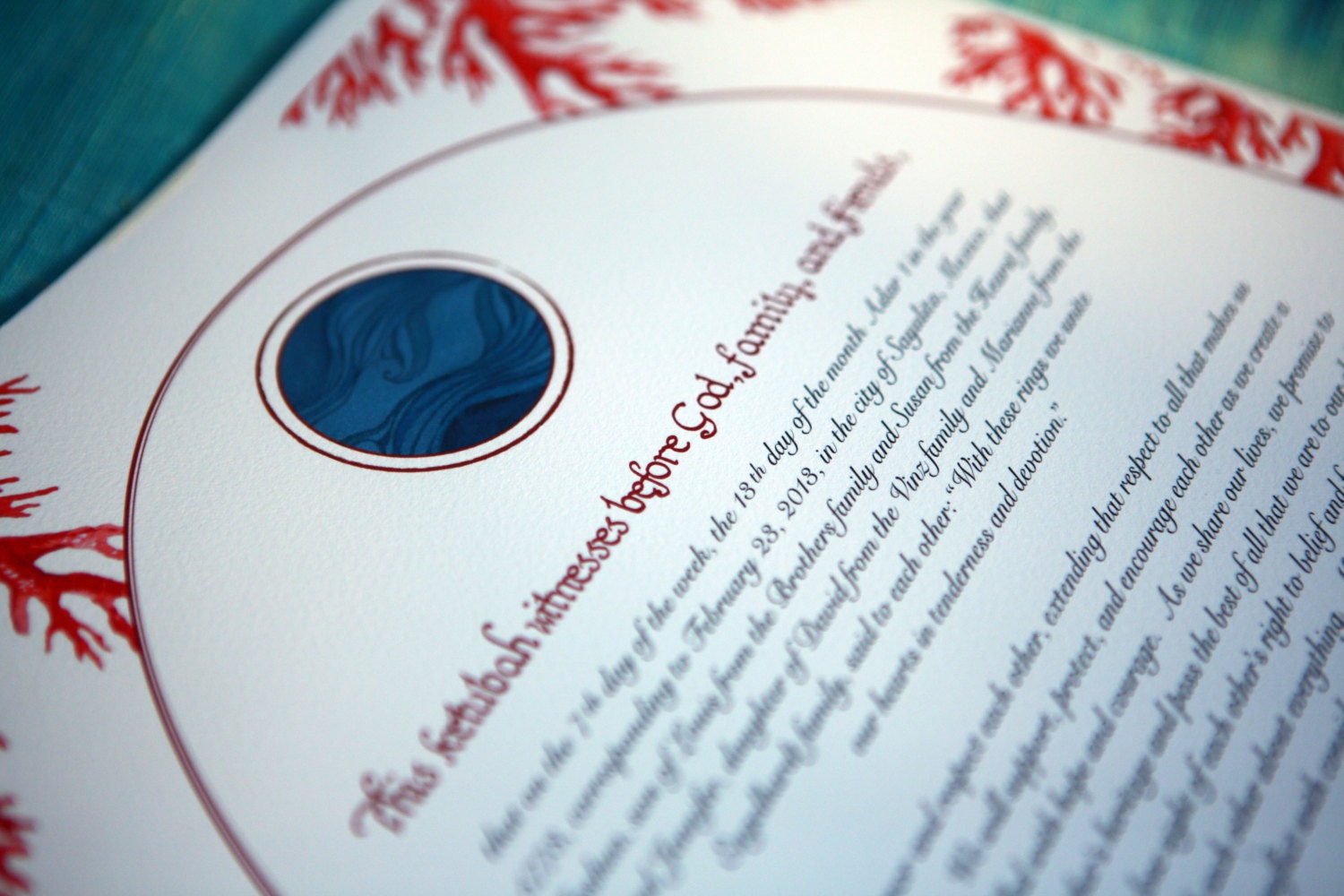 Signature Wedding Ketubah
