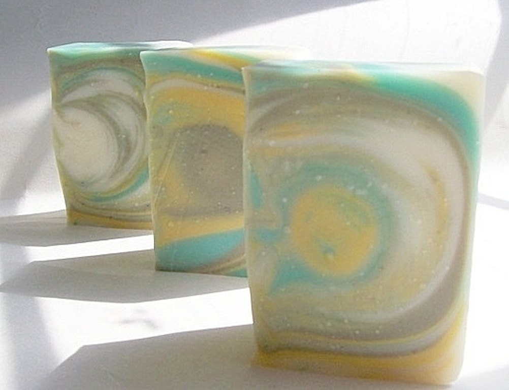 Fresh Ginger Lime - luxurious Silk soap by SoothingSuds