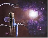 Gorgeous Angel FINE ART PRINT 8x10 Heaven Inspired Shawna Erback Purple Fairy
