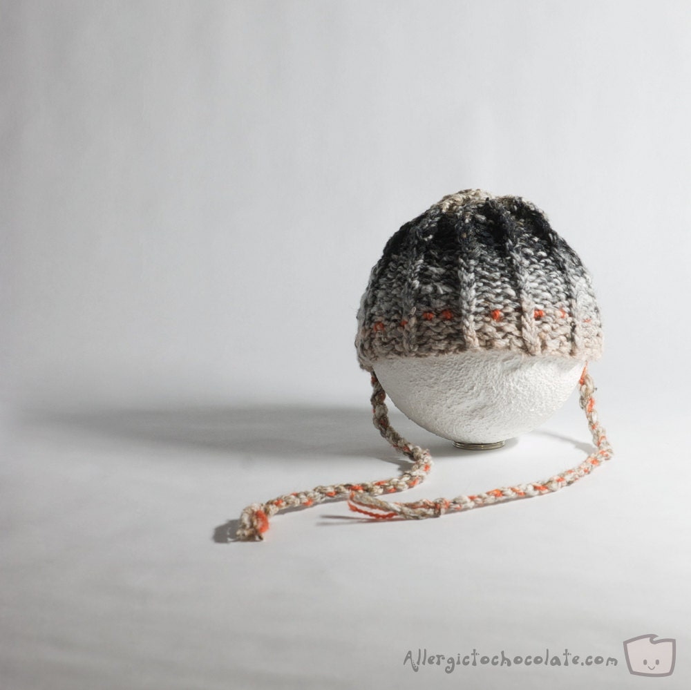 OOAK Long Ties Hat