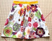 Anthropologie Inspired Floral Full Aline Skirt Large Calypso Fabric