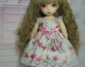 Pink Flowers Dress for Littlefee/YoSD