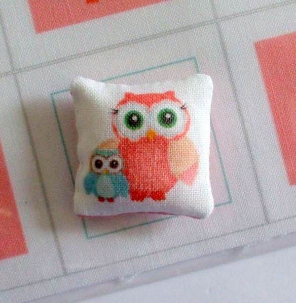 KIT Dollhouse Pillows - Happy Owls Design