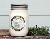 Rosemary Mint, one natural, clean burning soy candle