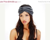 25 OFF SALE BABOOSHKA Gray Turban