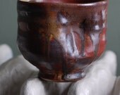 hefty russet chawan