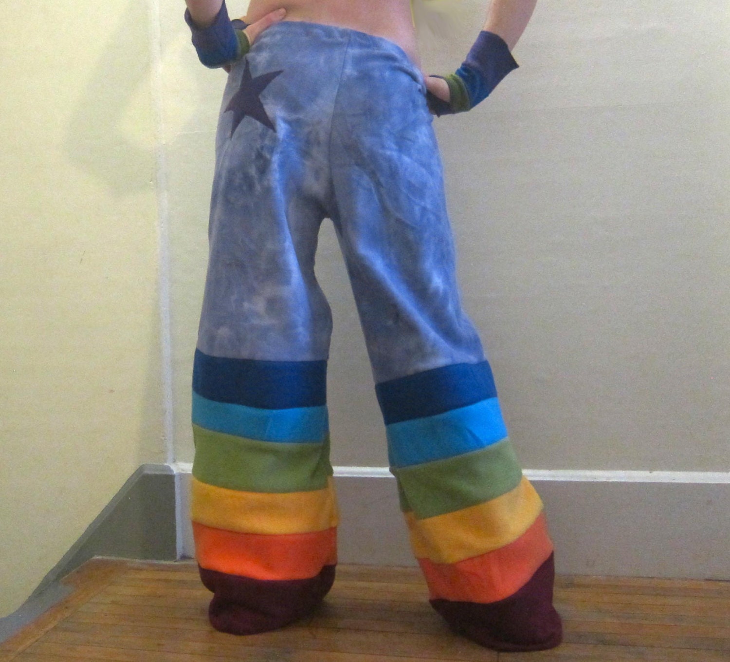 Rainbow Bright Fleece Pants - Long